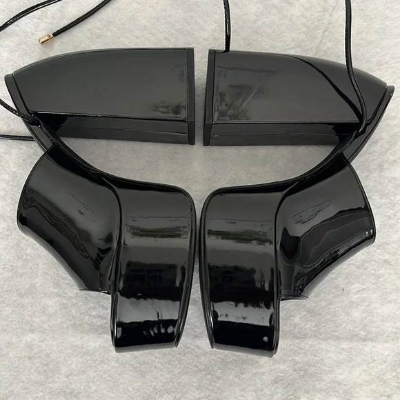 Black Platform shoes size 6 1/2 women’s - Picture 5 of 8